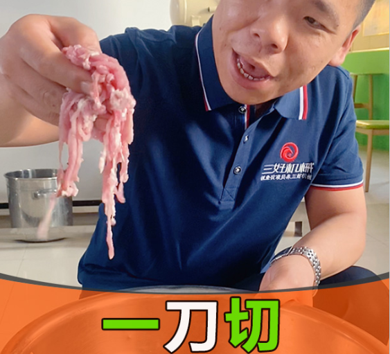 小型肉絲肉片機走高端大氣上檔次，但不忘親民化！